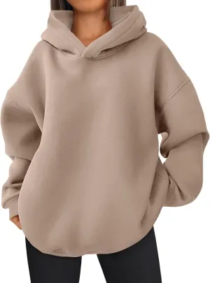 EFAN Womens Oversized Hoodies Sweatshirts Fleece Hooded Pullover Tops Sweaters Casual Comfy Fall Fashion Outfits Clothes 2025