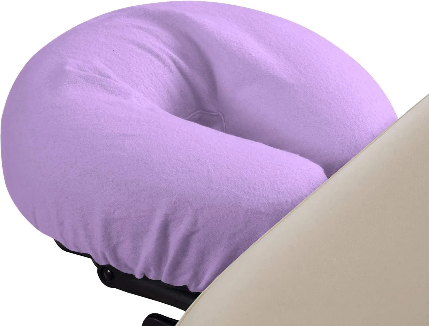 Epic Cotton 3-Piece Egyptian Cotton Massage Table Sheet Set - Facial Bed Cover - Includes Flat and Fitted Sheets with Face Cover - Lilac