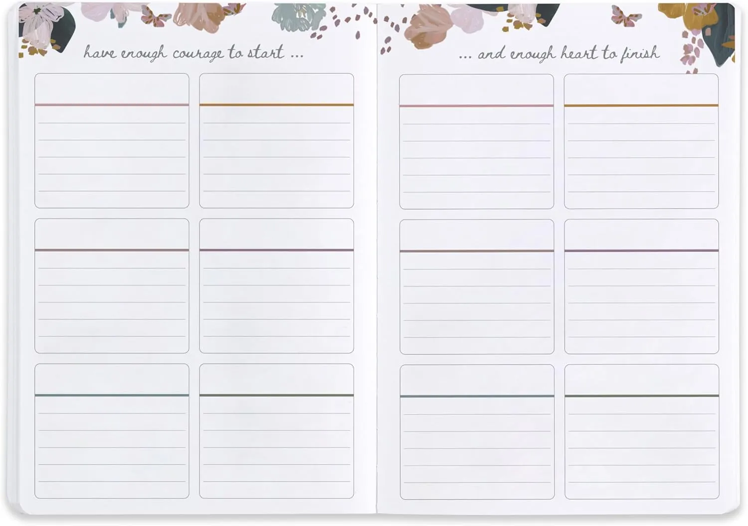 Erin Condren 2025 Softbound Life Planner (Jan - Dec 2025), A5 12-Month Weekly & Monthly Planner Journal, Horizontal Layout, Soft Cover, Layflat Binding, Peacock Cover & Bold Blooms Interior