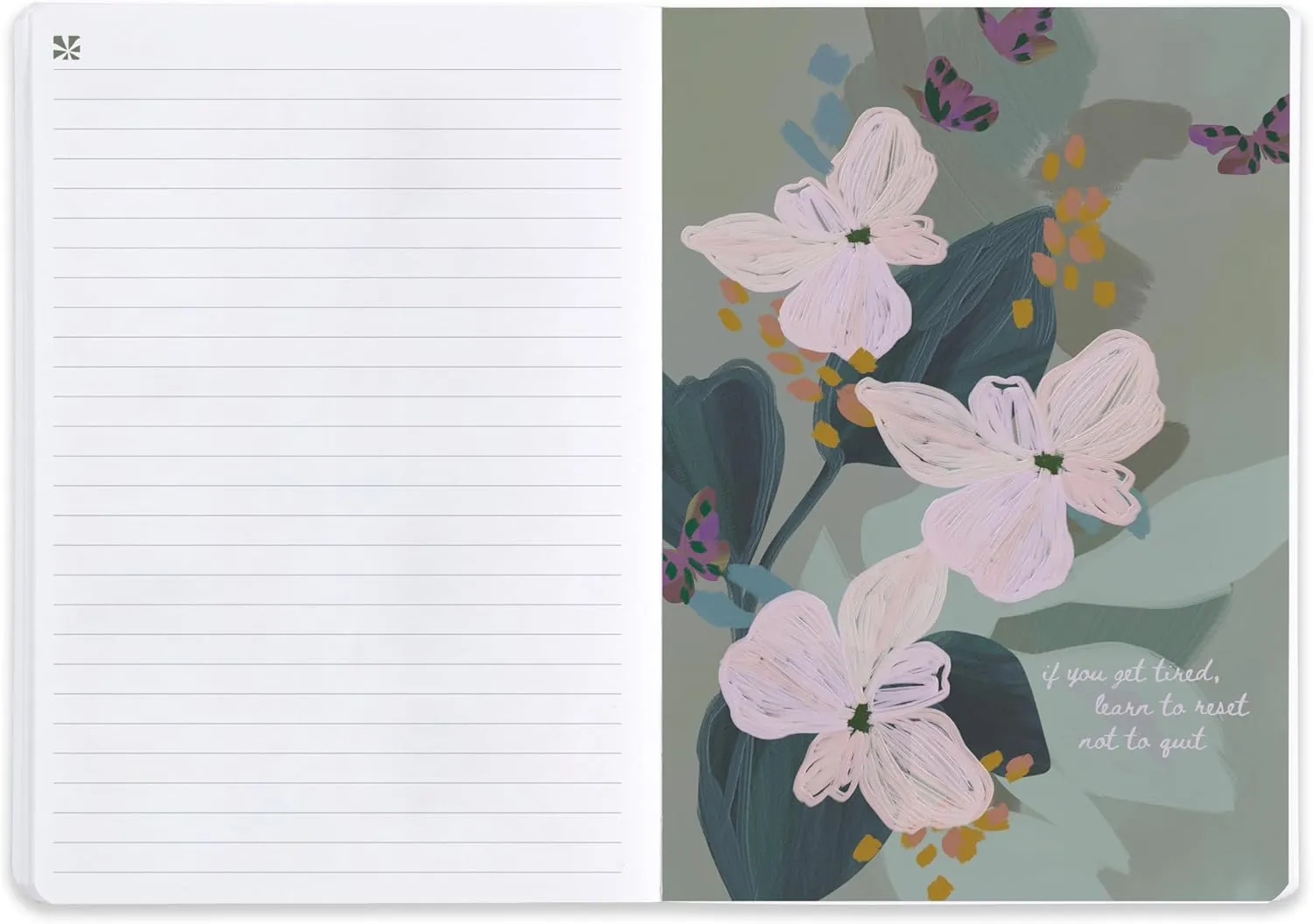Erin Condren 2025 Softbound Life Planner (Jan - Dec 2025), A5 12-Month Weekly & Monthly Planner Journal, Horizontal Layout, Soft Cover, Layflat Binding, Peacock Cover & Bold Blooms Interior
