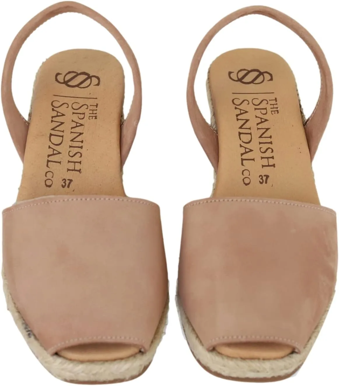 Espadrille Wedges for Women – Dressy Soft Leather Peep Toe Women’s Wedge Sandals, Casual Summer Slip on Espadrilles
