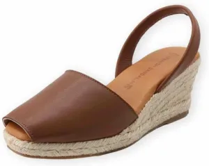Espadrille Wedges for Women – Dressy Soft Leather Peep Toe Women’s Wedge Sandals, Casual Summer Slip on Espadrilles