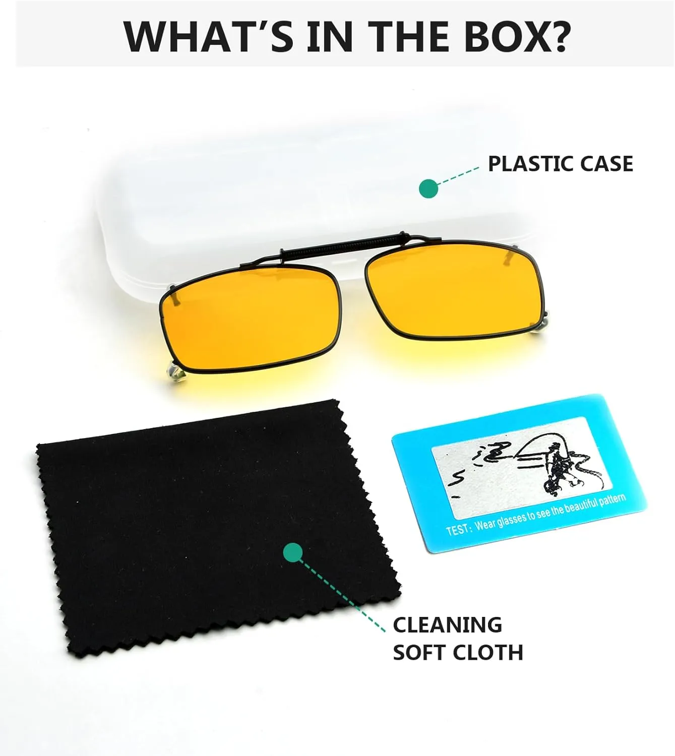 Eyekepper Easyclip Spring Polarized Clip On Sunglasses