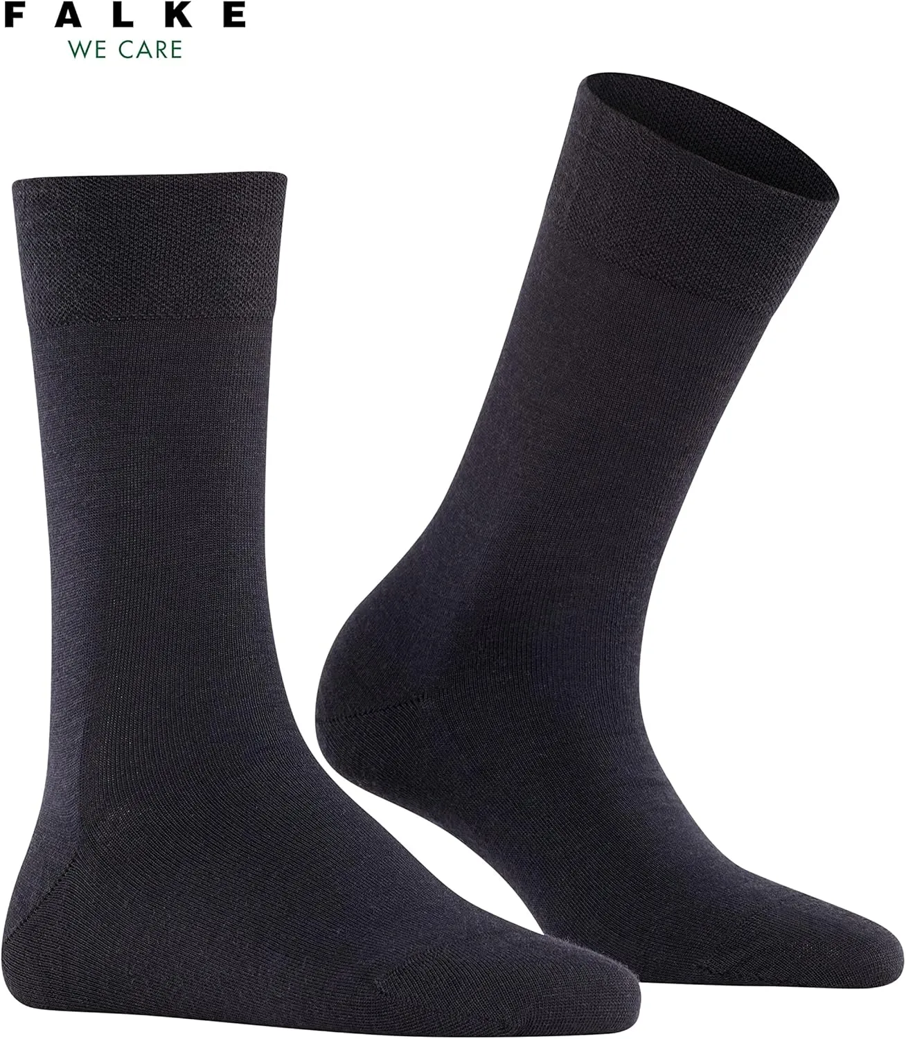 FALKE Women's Sensitive Berlin Wool Cotton with Soft Tops 1 Pair