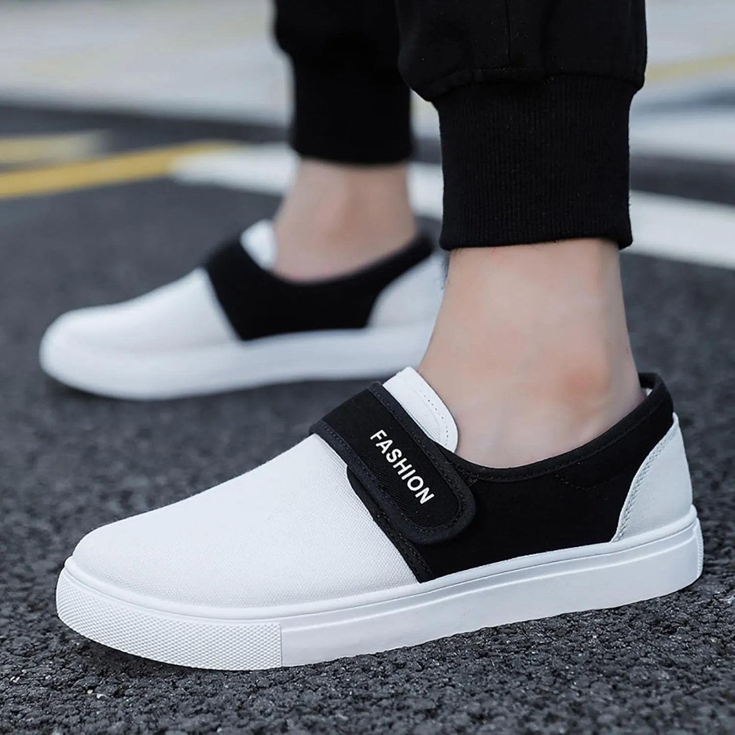 Fashion Lightweight Sneakers for Men Breathable Casual Comfortable Walking Sneaker Soft Flat Soled Elderly Shoes