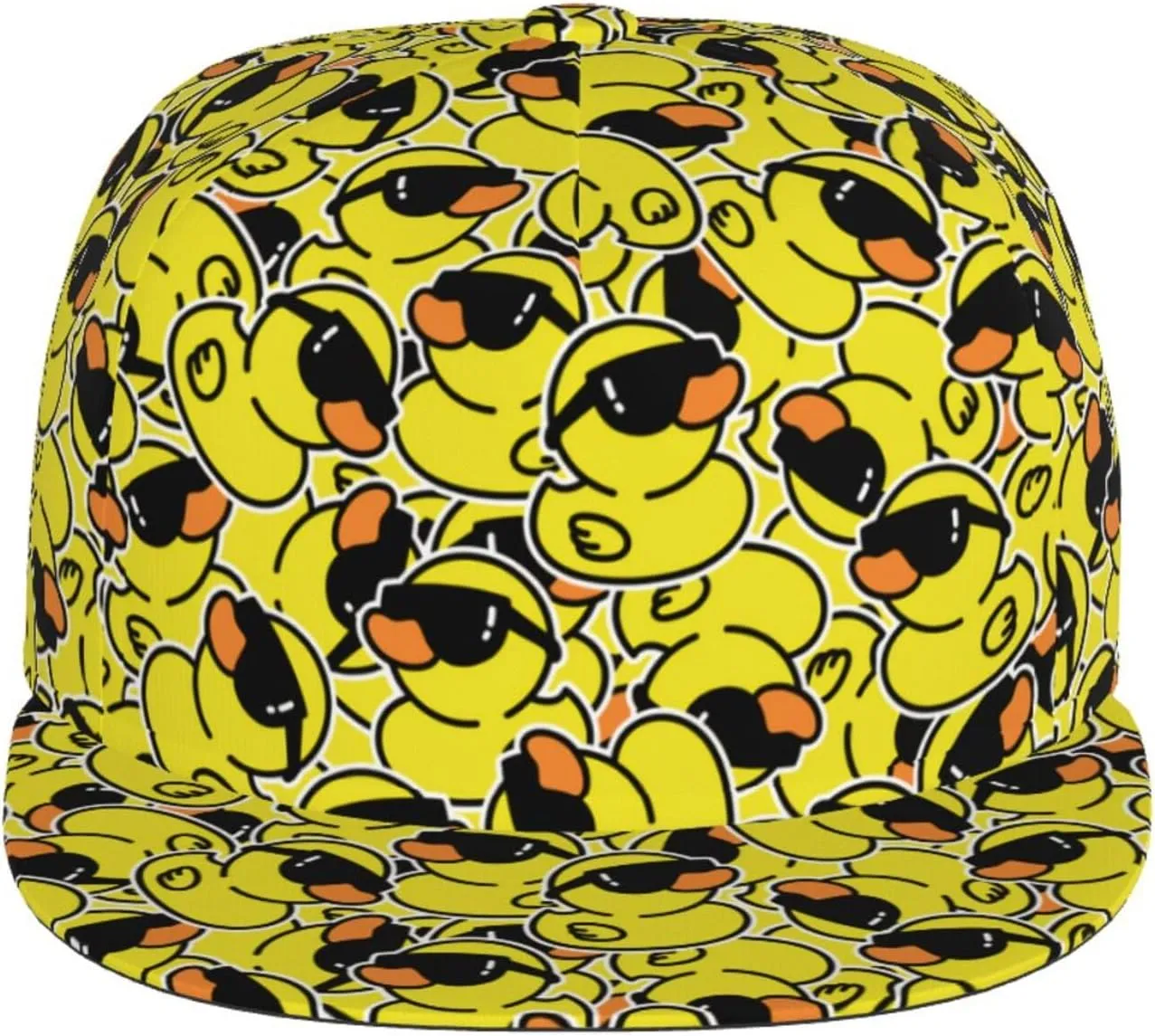 Fashion Snapback Hat for Men Women,Hip Hop Style Funny Flat Bill Hats Adjustable Baseball Cap Trucker Hat