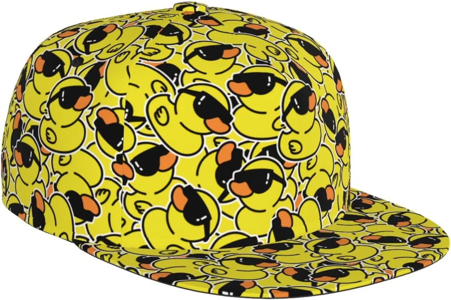 Fashion Snapback Hat for Men Women,Hip Hop Style Funny Flat Bill Hats Adjustable Baseball Cap Trucker Hat