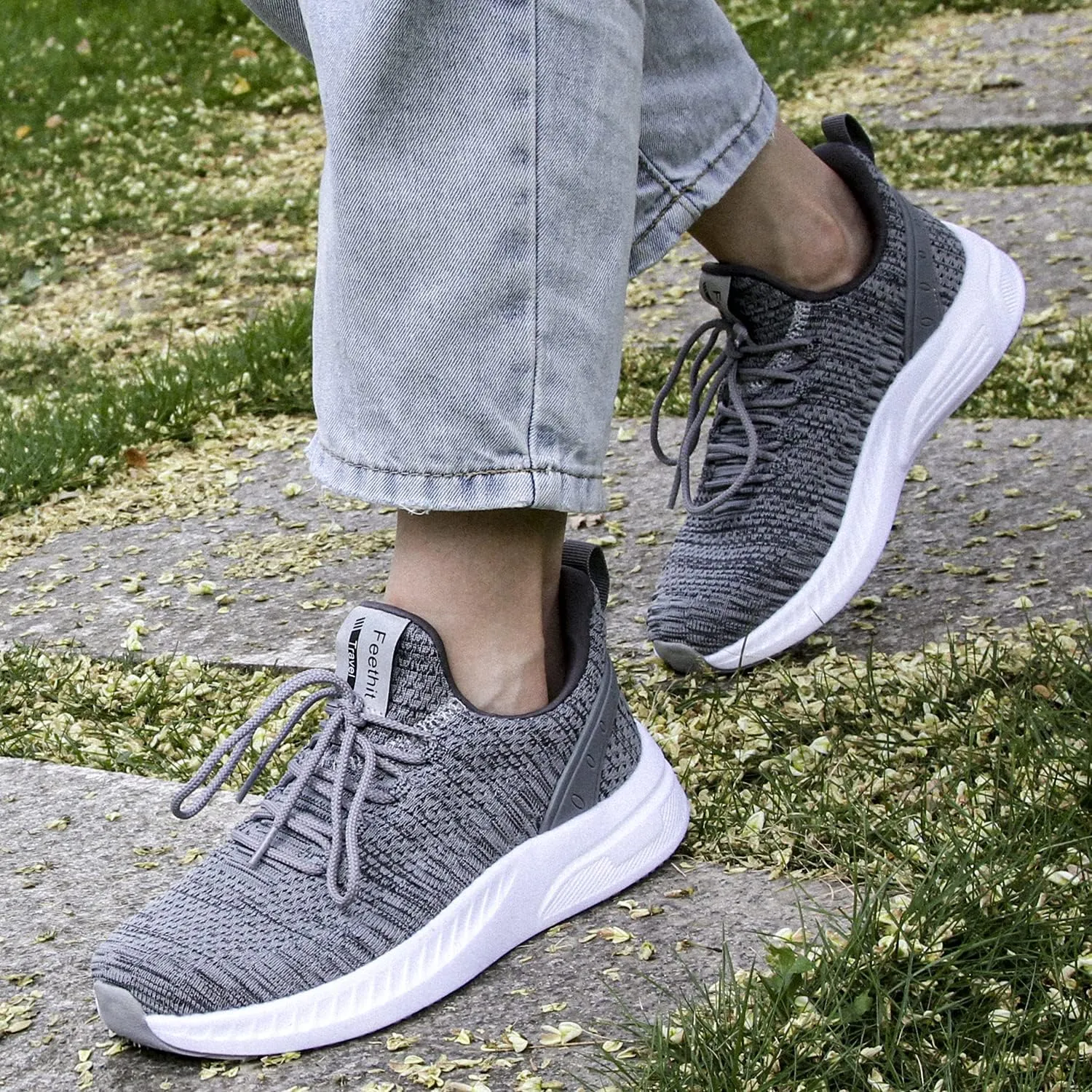 Feethit Women Tennis Running Shoes Walking Shoes Lightweight Casual Sneakers for Travel Gym Work Woman Waitress Nurse
