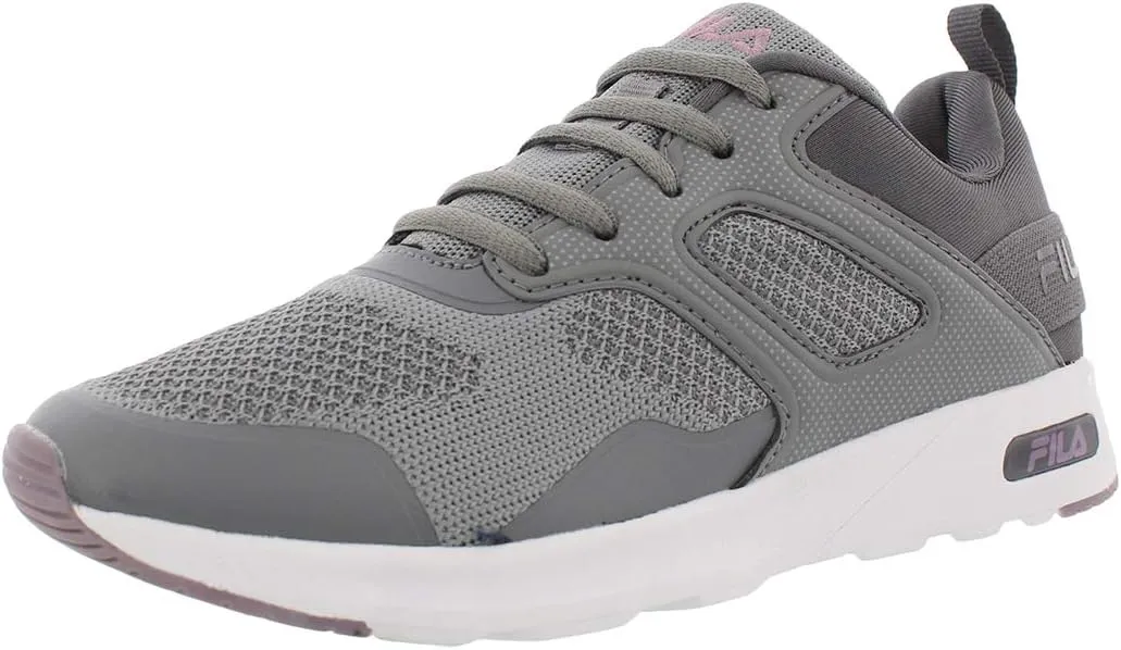 Fila Womens Memory Frame V6 Sneaker - Grey Purple/Black White