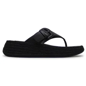 FitFlop F Mode Adjustable Flatform Toe Post Leather Women's Toe Post Sandals