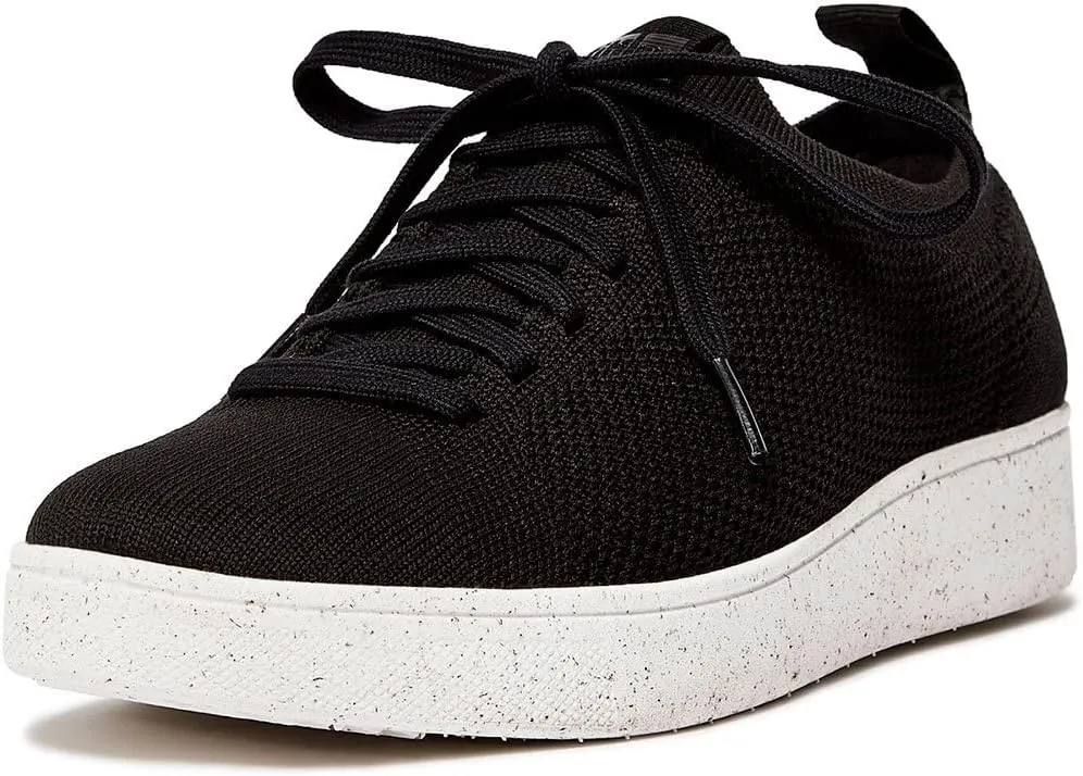 FitFlop Women's Rally E01 Multi-Knit Trainers, black, 8.5