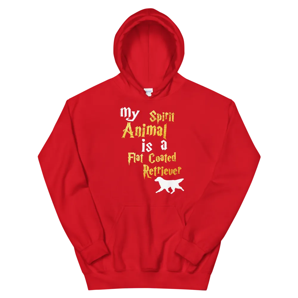Flat Coated Retriever Hoodie -  Spirit Animal Unisex Hoodie