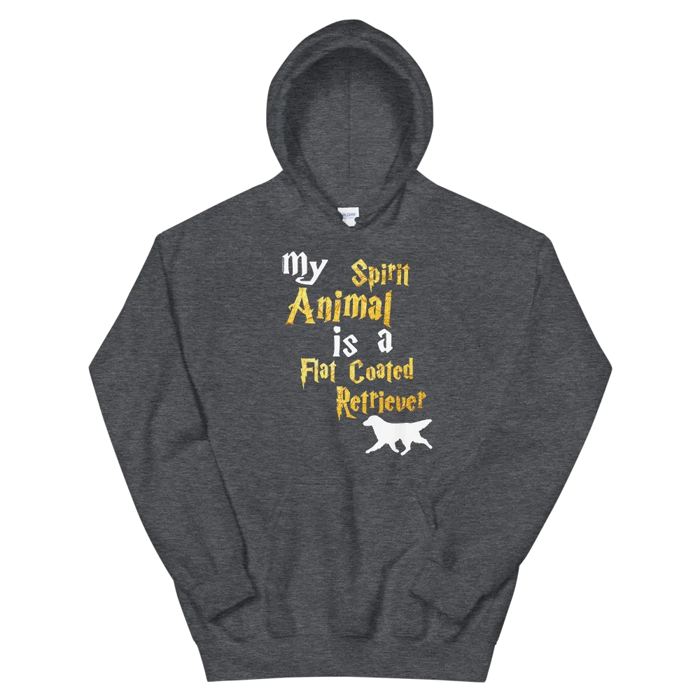 Flat Coated Retriever Hoodie -  Spirit Animal Unisex Hoodie