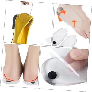 Flat Foot Pad Shoe Cushions Half Heel Insoles Foot Support Soft Comfortable Washable