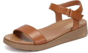 Flat Sandals for Women Comfortable Walking Summer Sandals with Arch Support