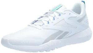 Flexagon Reebok 8 Energy Mens On-budget Footwear White/Grey Blue Timely arrival 1/Kinetic 4 Sneaker Trail