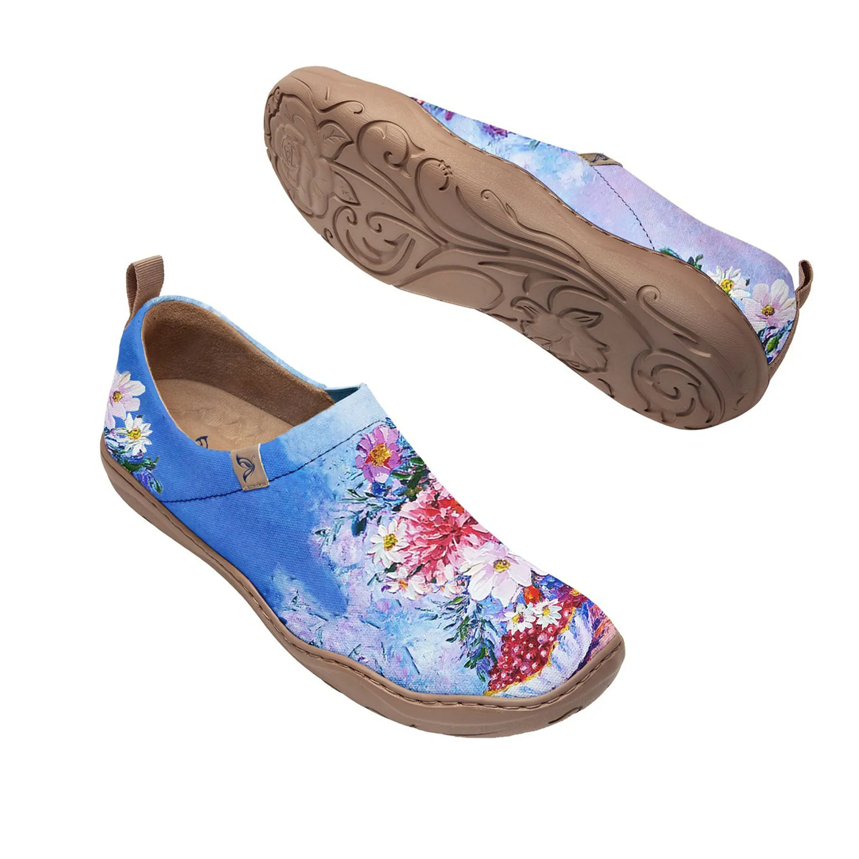 Flora's Graceful Steps  Slip-On