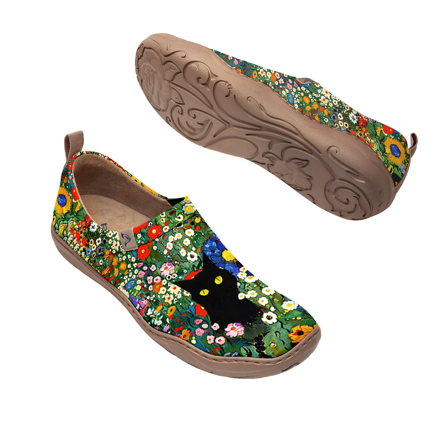 Flower Sea Kitten  Slip-On