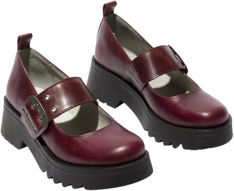 FLY London Women's Modern Mary Jane Flat