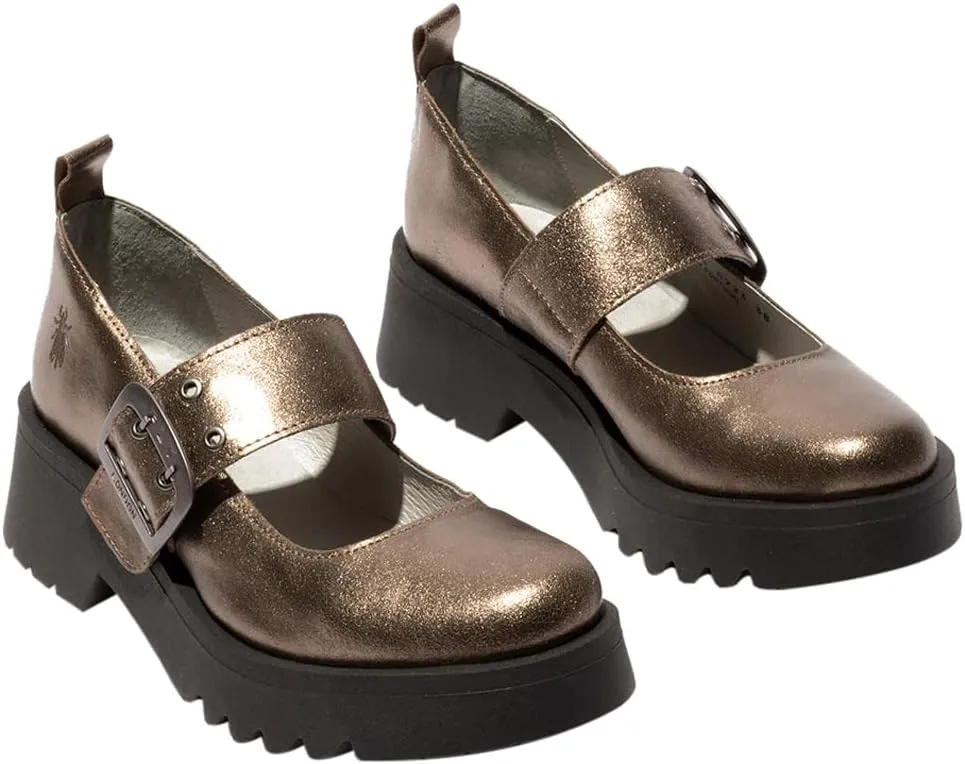 FLY London Women's Modern Mary Jane Flat