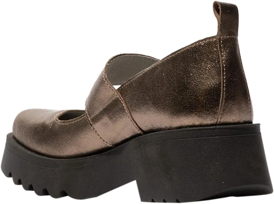 FLY London Women's Modern Mary Jane Flat