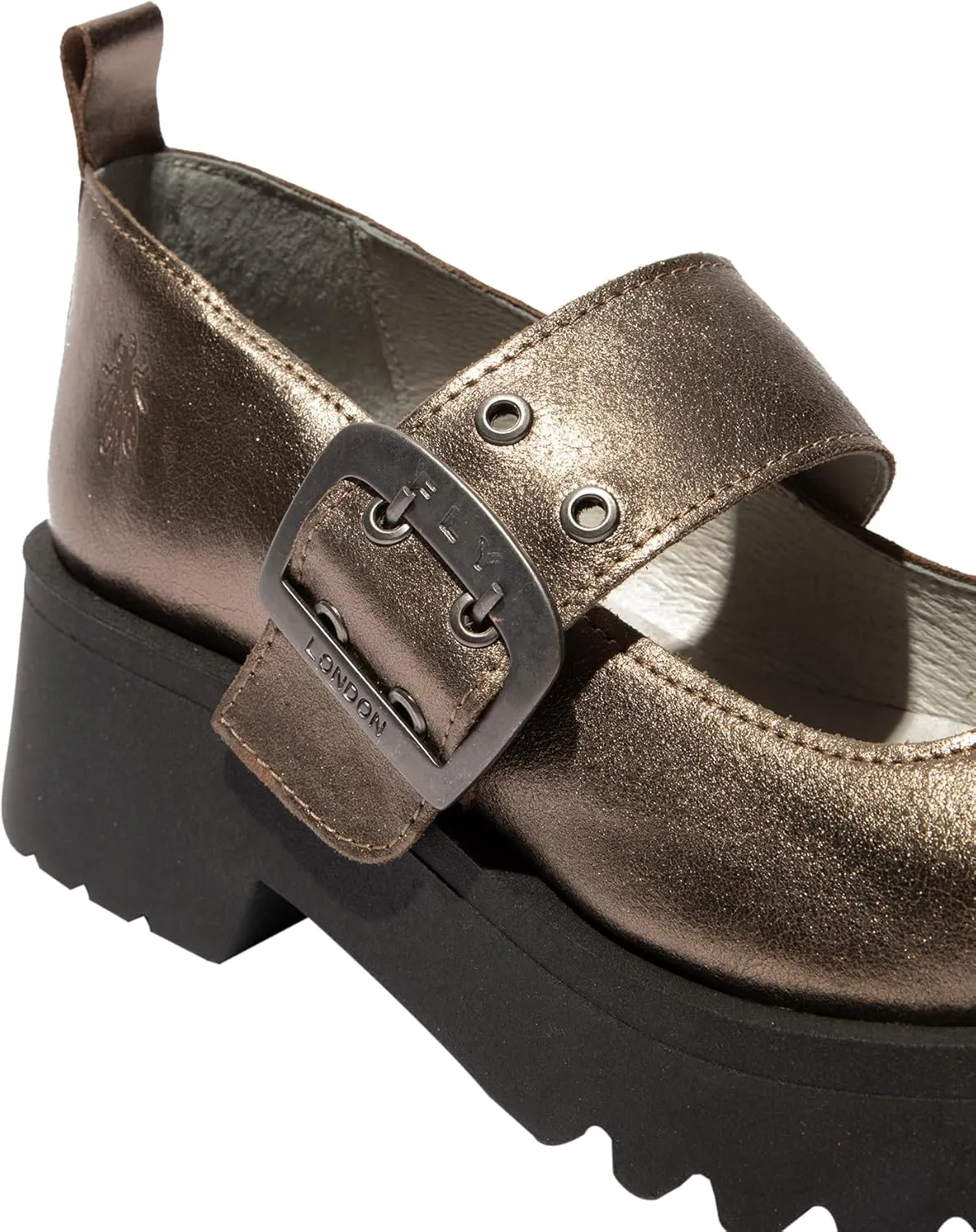 FLY London Women's Modern Mary Jane Flat