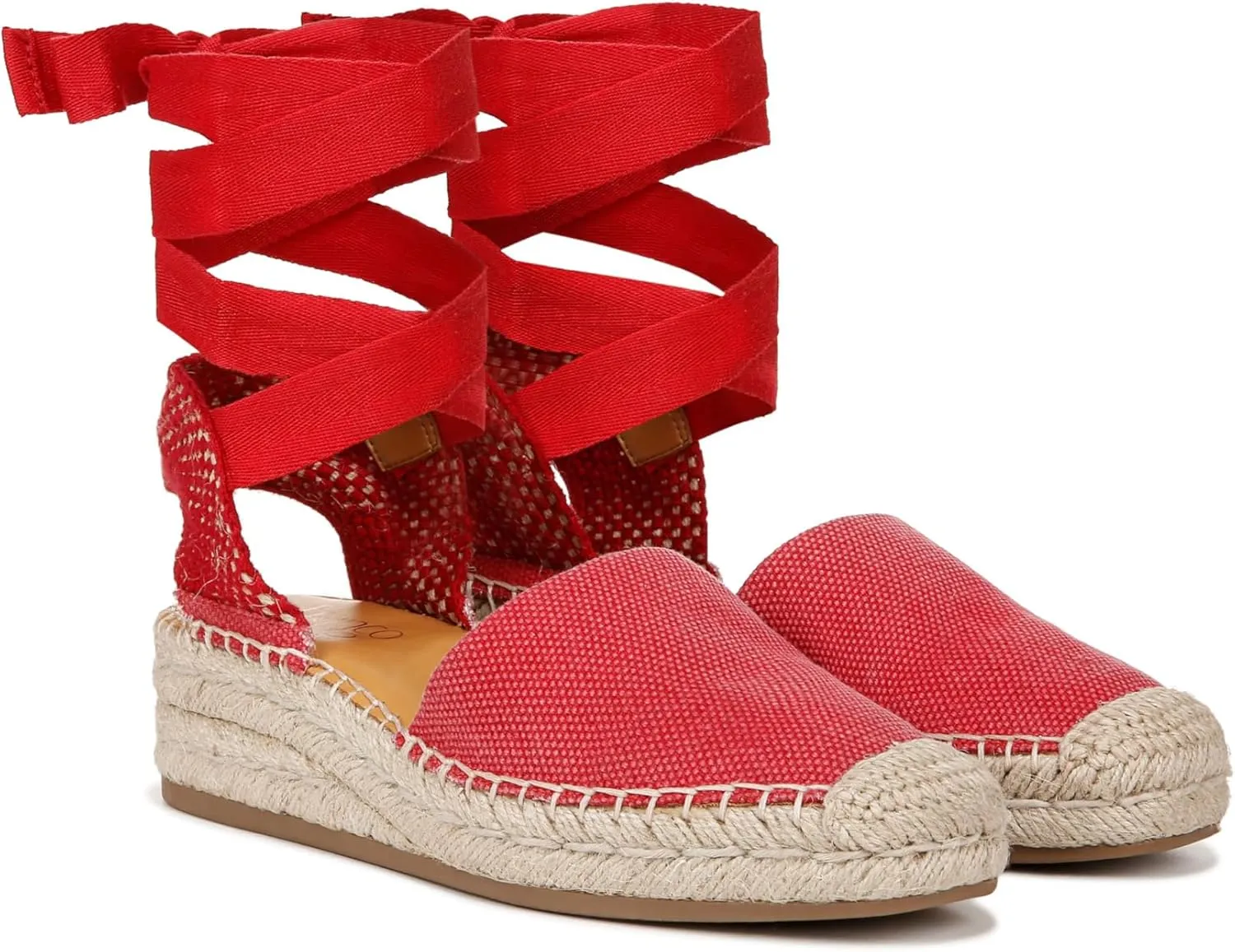 Franco Sarto Women's Britney Ankle Strap Wedge Espadrilles Sandal