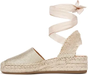 Franco Sarto Women's Britney Ankle Strap Wedge Espadrilles Sandal