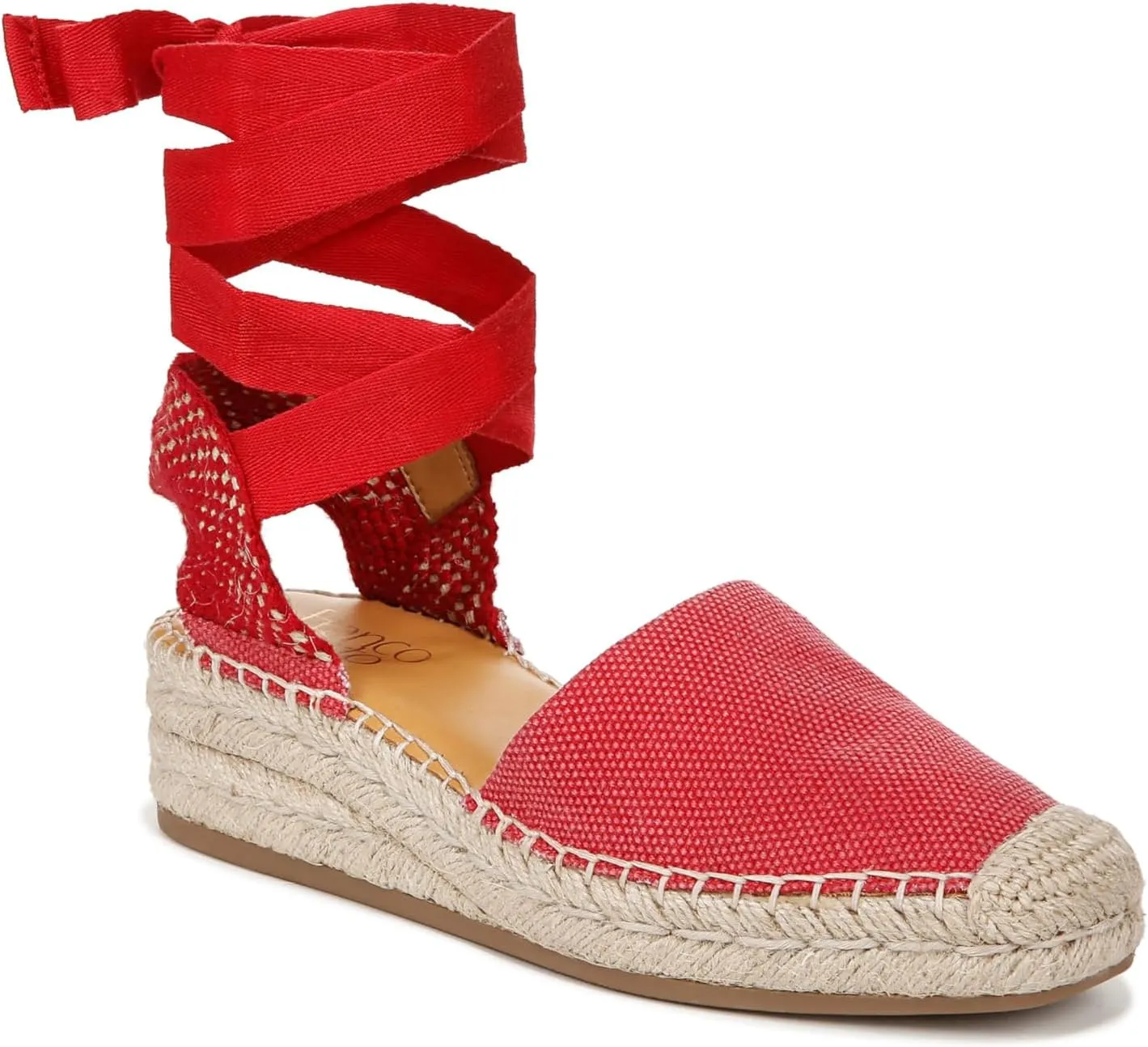 Franco Sarto Women's Britney Ankle Strap Wedge Espadrilles Sandal