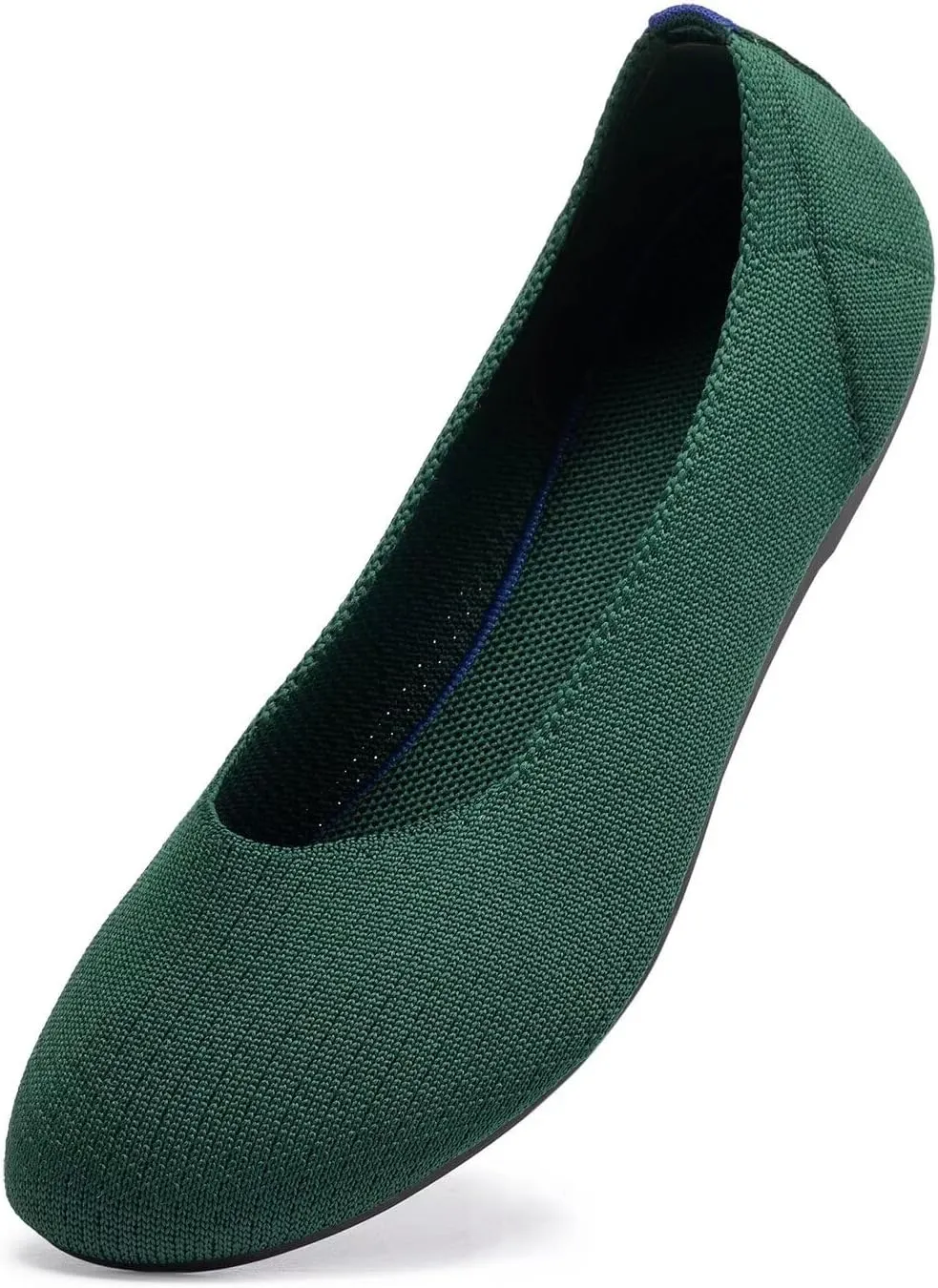 Frank Mully Women’s Ballet Flat Shoes Knit Dress Shoes Round Toe Slip On Ballerina Walking Flats Shoes for Woman Low Wedge Comfort Soft