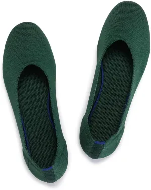 Frank Mully Women’s Ballet Flat Shoes Knit Dress Shoes Round Toe Slip On Ballerina Walking Flats Shoes for Woman Low Wedge Comfort Soft