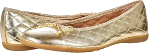 French Sole PassportR Flat Soft Gold Metallic 6 M