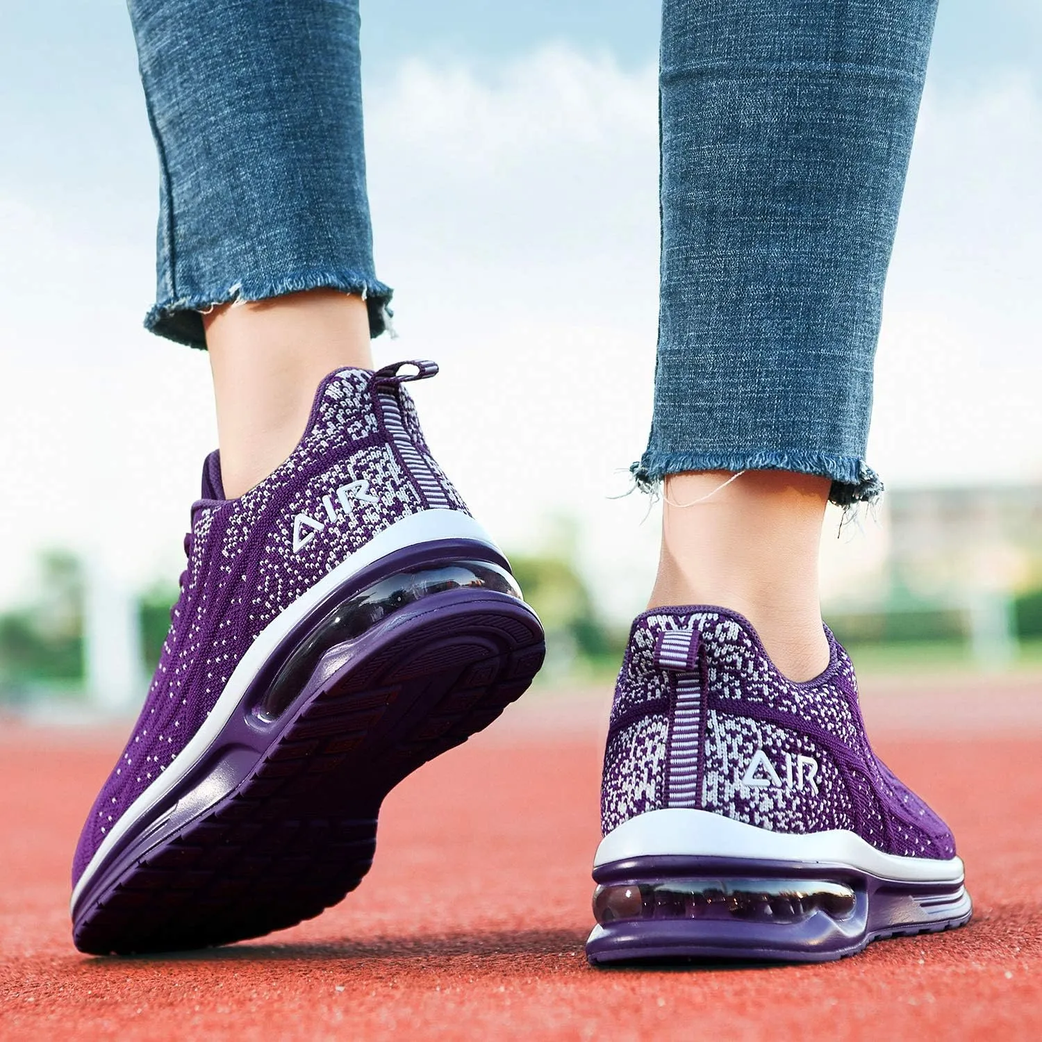 GANNOU Women's Athletic Running Shoes Fashion Sport Gym Jogging Tennis Fitness Sneaker US5.5-11
