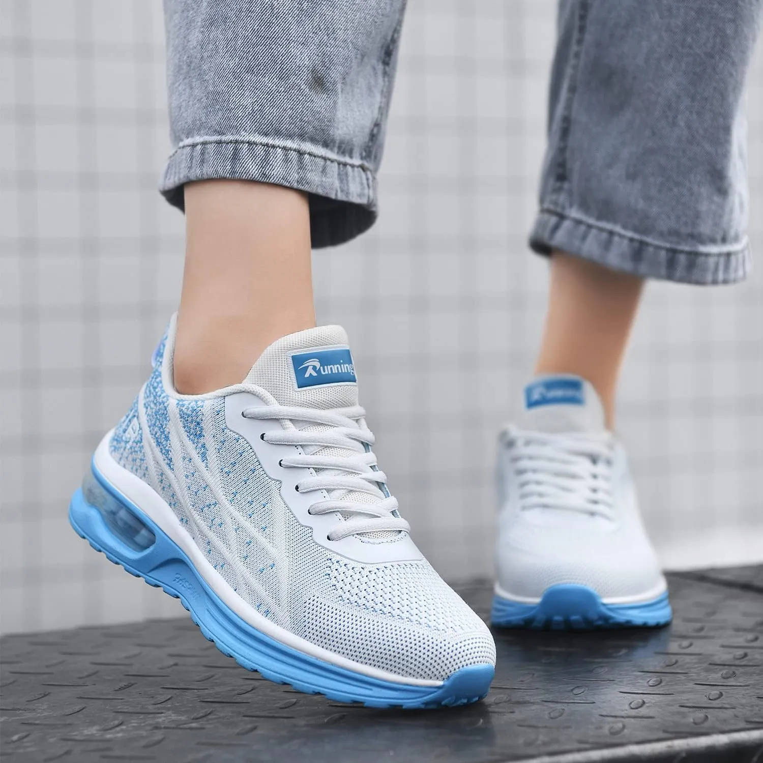 GANNOU Women's Athletic Running Shoes Fashion Sport Gym Jogging Tennis Fitness Sneaker US5.5-11