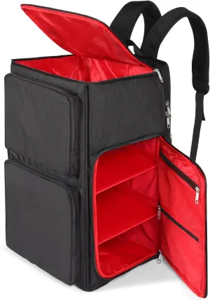 Gatycallaty Sneaker Bag Travel Shoes Duffel Bag Carry On Adjustable Compartment for Workout Travel Gym (Red)