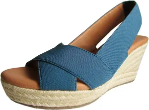 Gentle Souls by Kenneth Cole Women's Kendal Espadrille Wedge Sandal