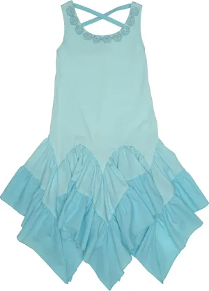Girl's 2-6X Marrakesh Dress, Aqua