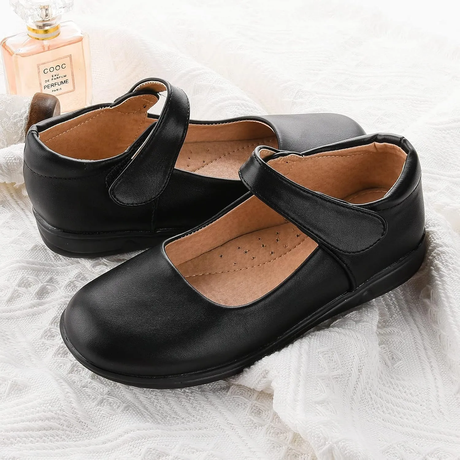 Girls School Uniform Shoes Mary Janes Party Show Dress Flat