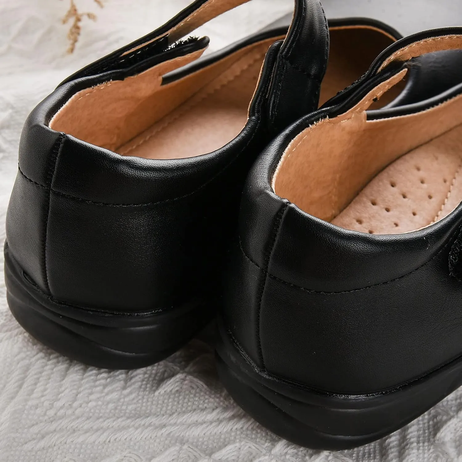 Girls School Uniform Shoes Mary Janes Party Show Dress Flat