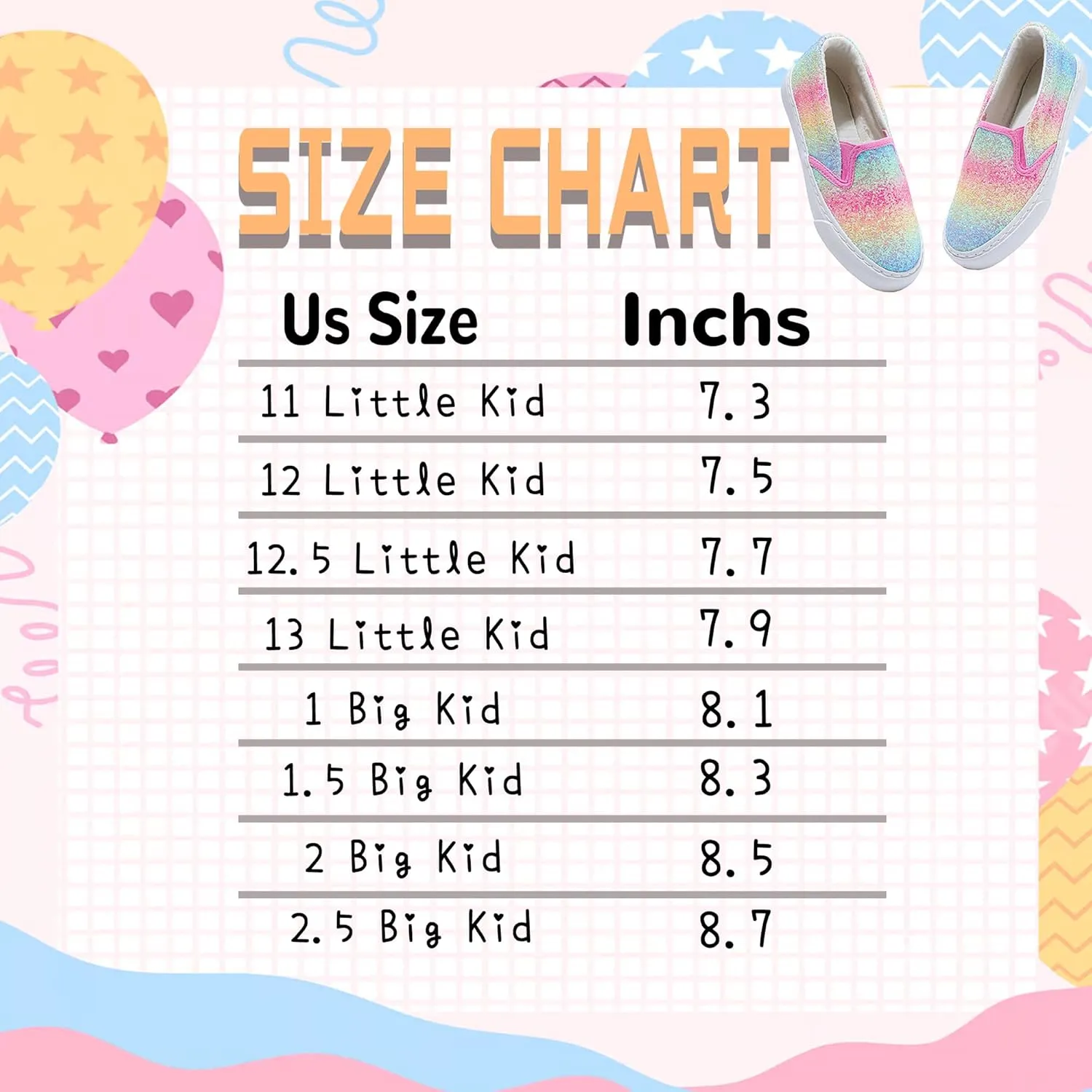Girls Sparkle Slip-on Shoes Toddlers Canvas Sneakers Light Weight Comfortable Causal Running Shoes Skin-Friendly