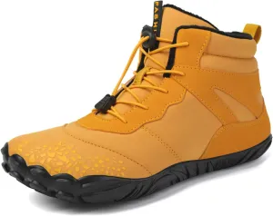 Glacia Barefoot Shoes Women Men, 2025 New Winter Warm Comfortable Non-Slip Barefoot Boots