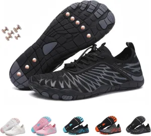 Grounding Shoes with Copper, Outdoor Waterproof Non-Slip Grounded Barefoot Footwear Hike Shoes for Womens Mens