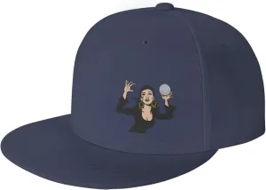 Gypsy Fortune Teller Snapback Hats for Men Women Baseball Cap Flat Bill Brim Hat
