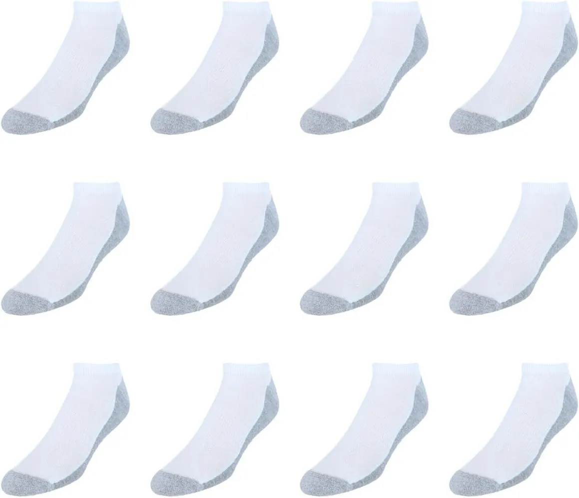 Hanes Men's Socks, X-Temp Cushioned No Show Socks, 12-Pack