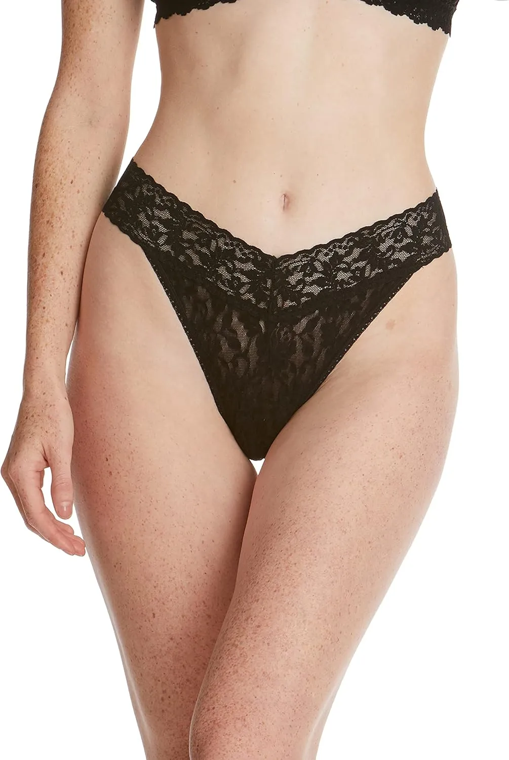 hanky panky, Signature Lace Original Rise Thong 3 Pack, One Size (4-14)