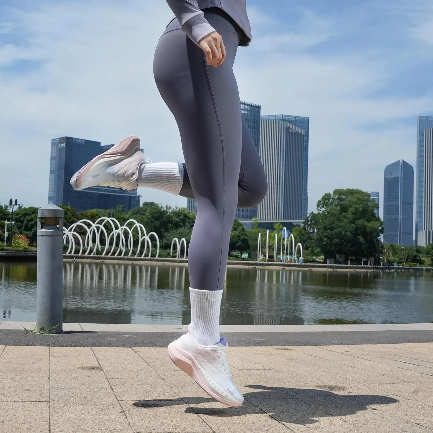 Hawkwell Women's Cloud Zero Active Cushion Breathable Tennis Walking Fashion Sneakers Gym Medical Work Shoes