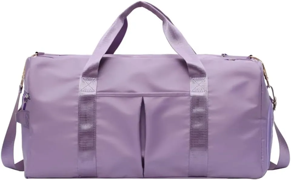 HBJWOV Travel Handbag Outdoor Travel Bag Sports Gym Bags Training Fitness Yoga Sport Bag With Shoes Compartment(D)