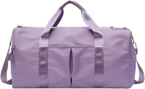 HBJWOV Travel Handbag Outdoor Travel Bag Sports Gym Bags Training Fitness Yoga Sport Bag With Shoes Compartment(D)