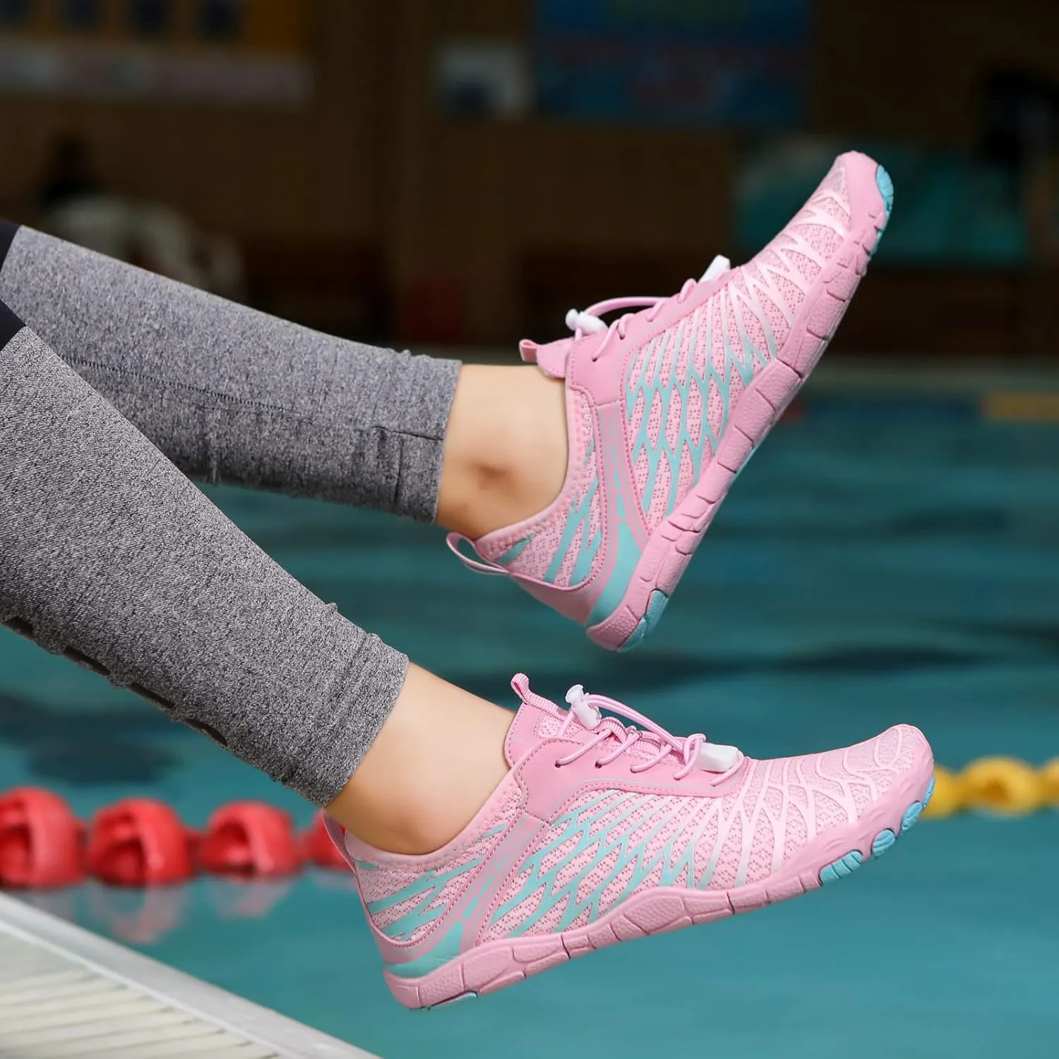 Hike Barefoot Shoes for Women & Men Breathable & Non-Slip Footwear Athletic Wide Toe Water Shoes