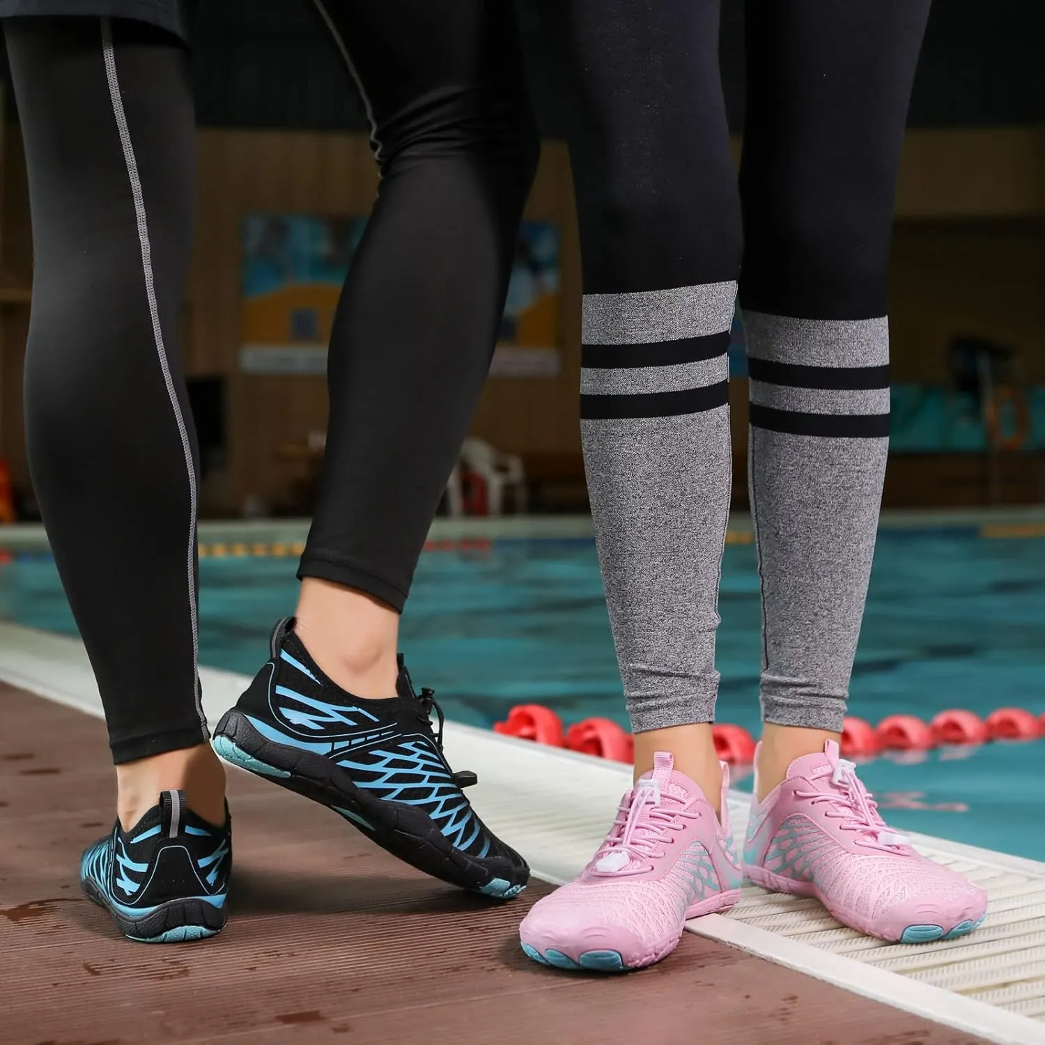 Hike Barefoot Shoes for Women & Men Breathable & Non-Slip Footwear Athletic Wide Toe Water Shoes